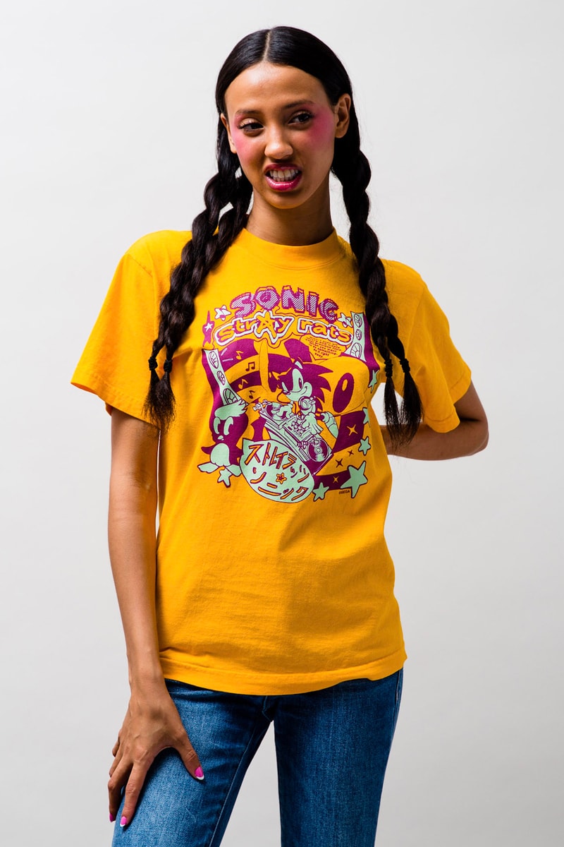 Sonic the Hedgehog Stray Rats Collection Lookbook Release Date Buy Price T Shirt Sweater Hoodie Crewneck Polo Shorts Mug Pogs Pin