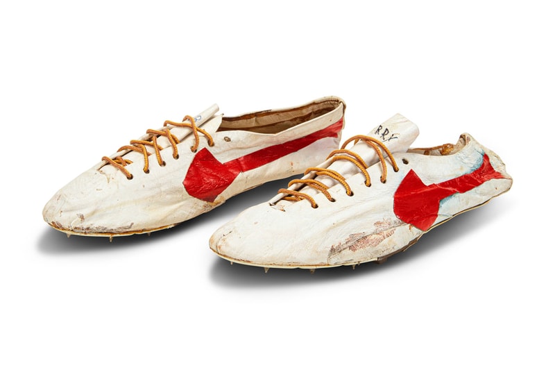 Michael Jordan's 1984 Olympic Trials Sneakers To Be Sold in Sotheby's Auction Bill Bowerman nike converse fastbreak bidding sale 