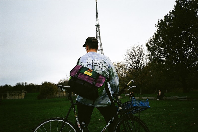 Stain Shade x Manhattan Portage Collaboration bag release information tie dye