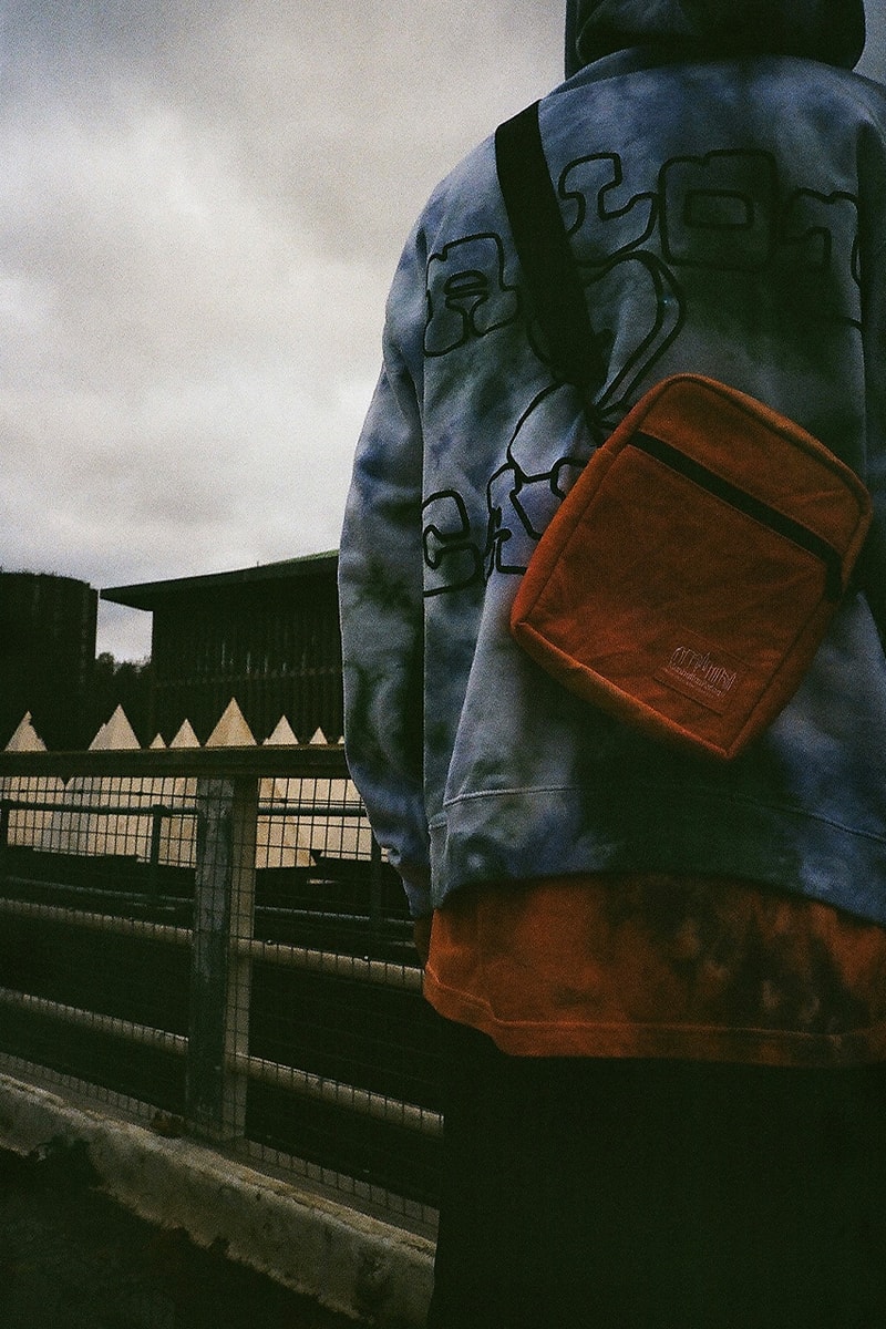 Stain Shade x Manhattan Portage Collaboration bag release information tie dye