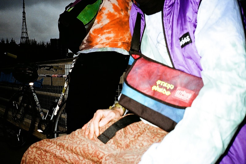 Stain Shade x Manhattan Portage Collaboration bag release information tie dye