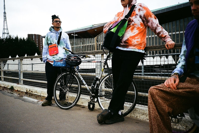 Stain Shade x Manhattan Portage Collaboration bag release information tie dye