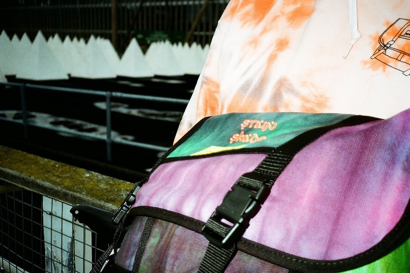 Stain Shade x Manhattan Portage Collaboration bag release information tie dye