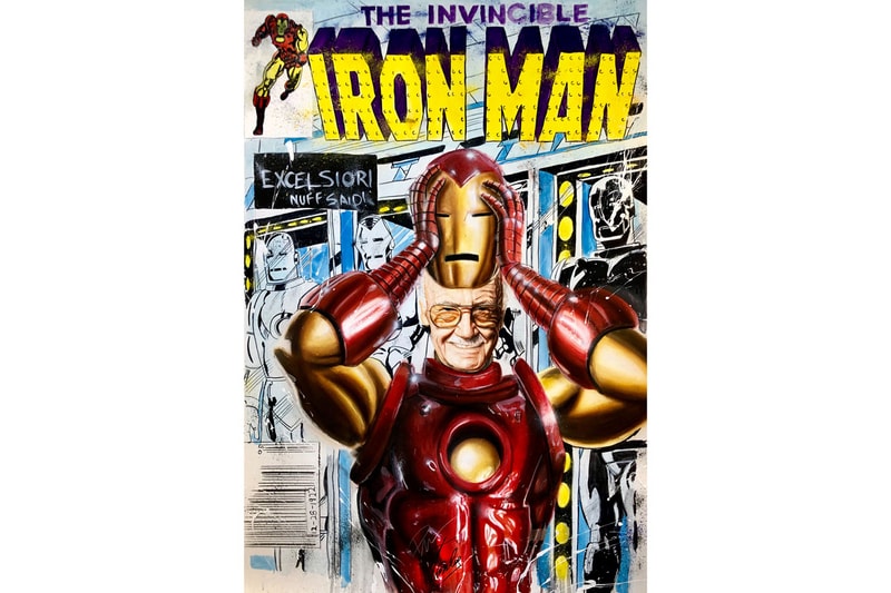 Mintable Honors Comic Legend Stan Lee with NFT Tribute Auction painting photo images video
