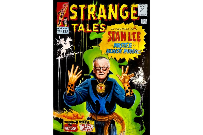 Mintable Honors Comic Legend Stan Lee with NFT Tribute Auction painting photo images video
