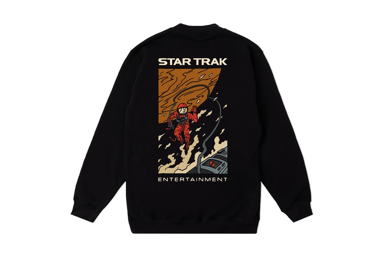stark trak entertainment merch dropp crewneck hoodie tees socks tees release date info store list buying guide photos price 