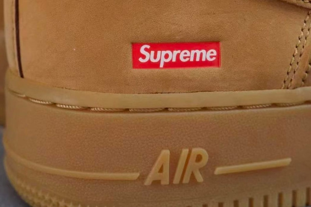 Supreme Nike Air Force 1 Low Wheat Flax Release Date