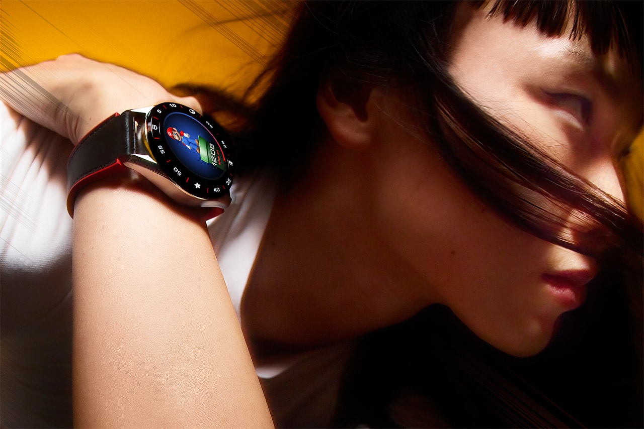 TAG Heuer nintendo super mario bros gaming watch connectivity fitness timepiece swiss italy