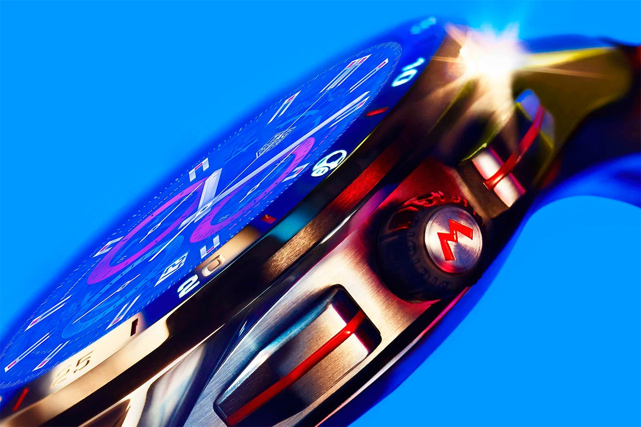 TAG Heuer nintendo super mario bros gaming watch connectivity fitness timepiece swiss italy