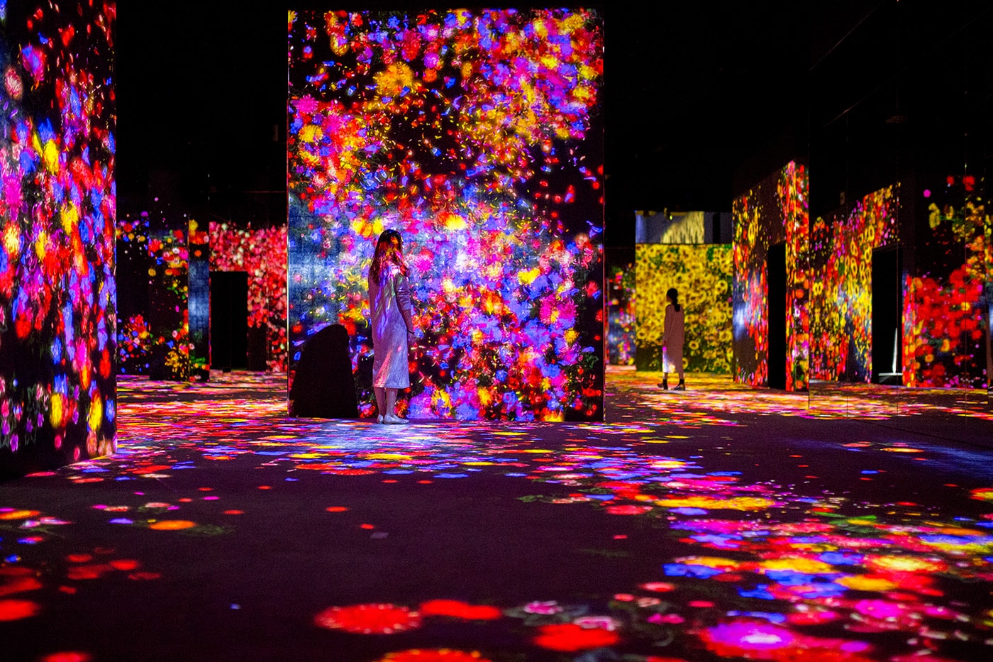 teamlab Borderless Sets New Guiness World Record most visited museum in the world solo group or artist 107,000 square foot TIME digital technology visuals sauna planets instagram exhibition