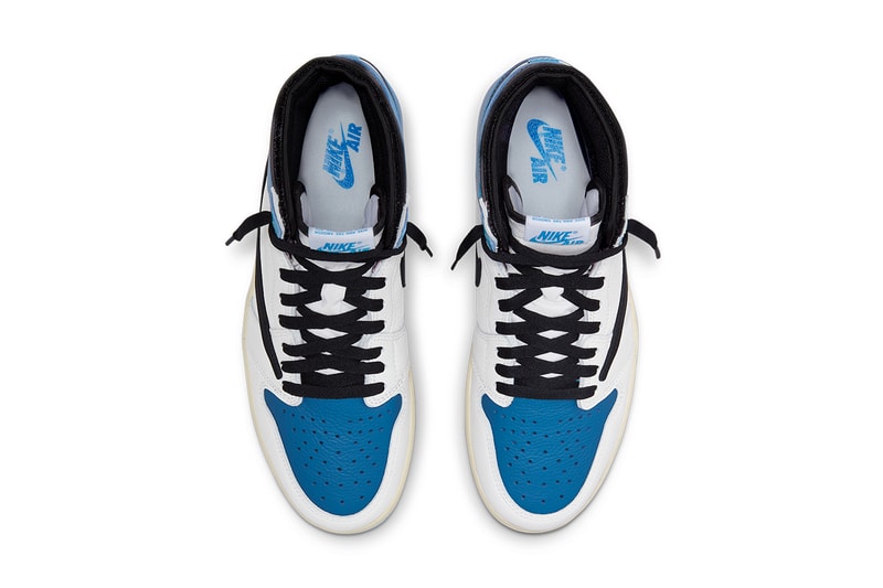 travis scott fragment air jordan 1 high military blue white black DH3227 105 hiroshi fujiwara release date info store list buying guide photos price 