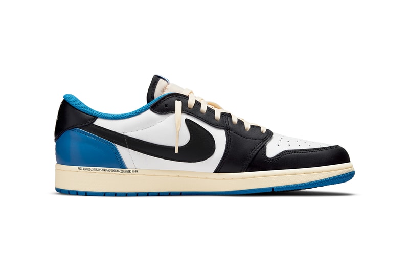 travis scott fragment design air michael jordan brand 1 low dm7866 140 white blue black sail official release date info photos price store list buying guide