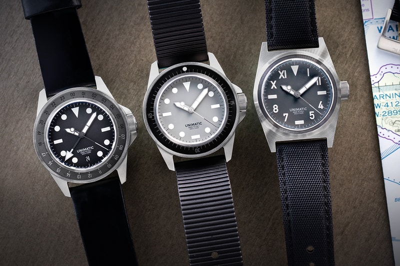 UNIMATIC Brings Cool HODINKEE Greys to Trio of Tool Watches For Limited Edition H Series