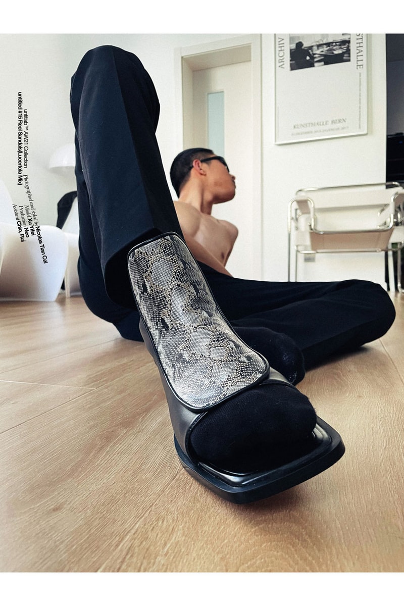 untitlab fall winter 2021 collection lookbook footwear sneaker heel derbies designs release info