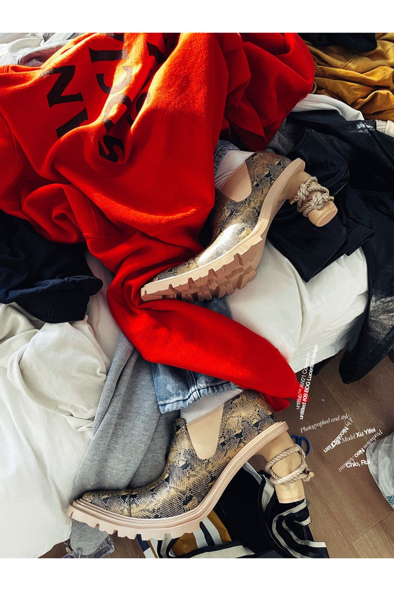untitlab fall winter 2021 collection lookbook footwear sneaker heel derbies designs release info