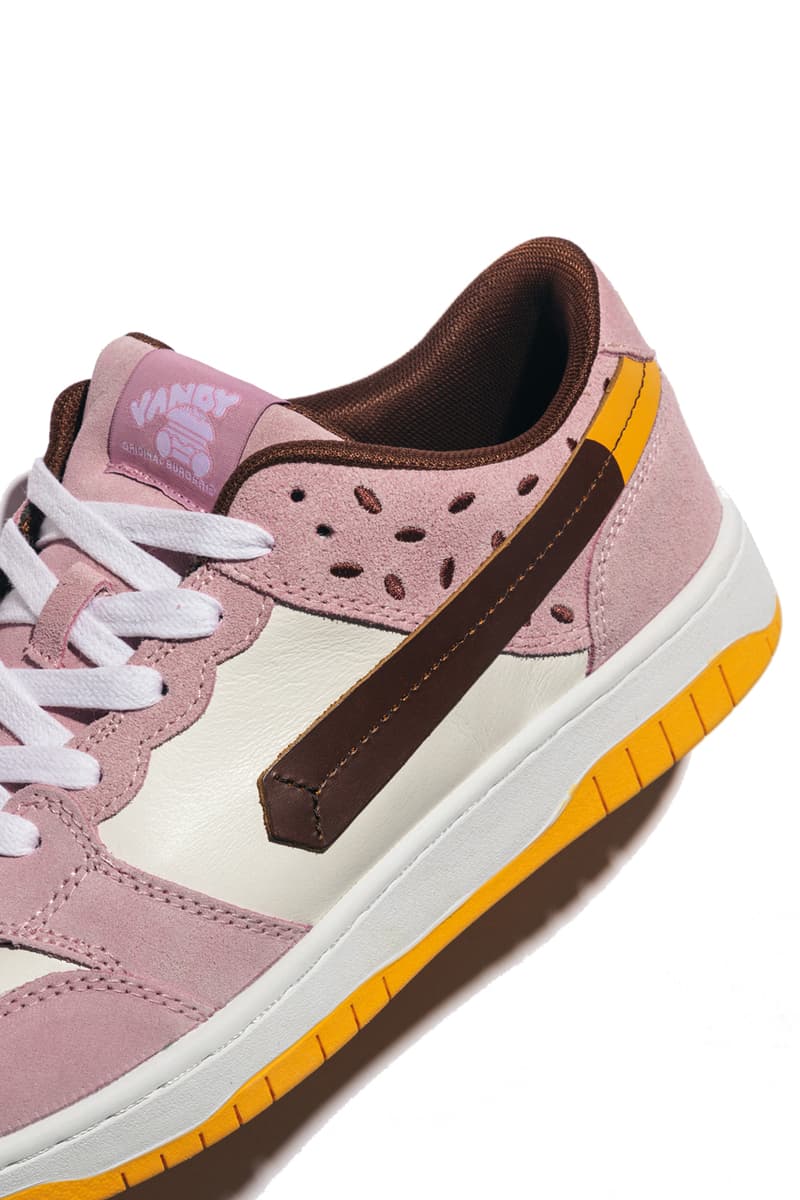 vandy the pink hbx ice cream sneakers rug collection plush toy white yellow brown pink official release date info photos price store list buying guide