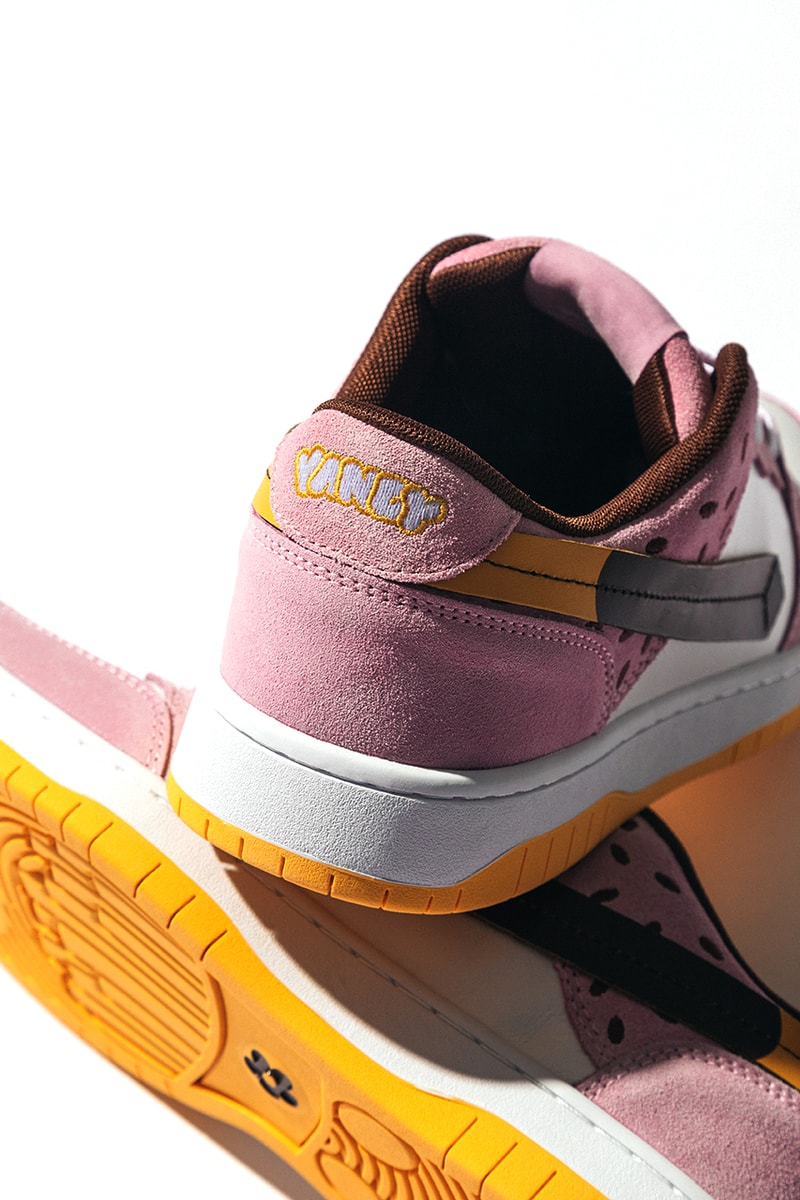 vandy the pink hbx ice cream sneakers rug collection plush toy white yellow brown pink official release date info photos price store list buying guide