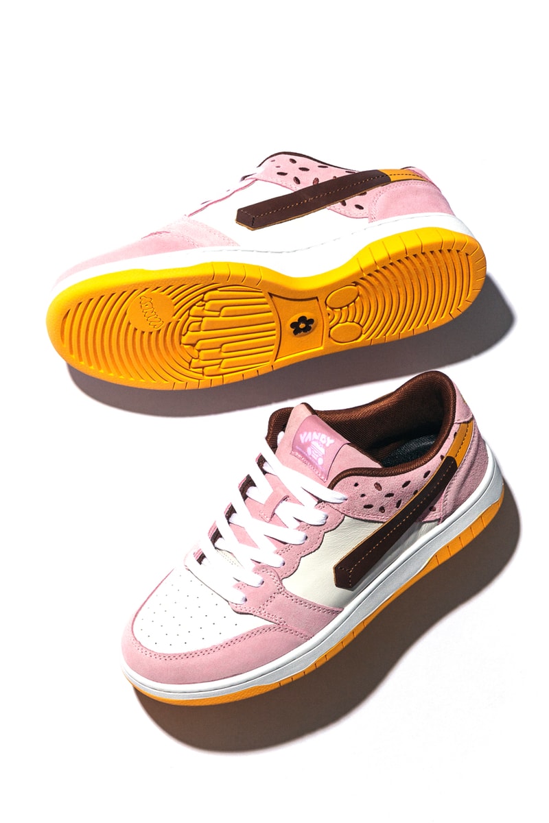 vandy the pink hbx ice cream sneakers rug collection plush toy white yellow brown pink official release date info photos price store list buying guide