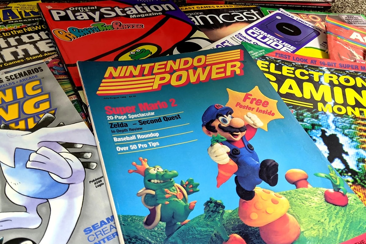 video game gaming history foundation vintage retro magazines books mystery pack blind bag 