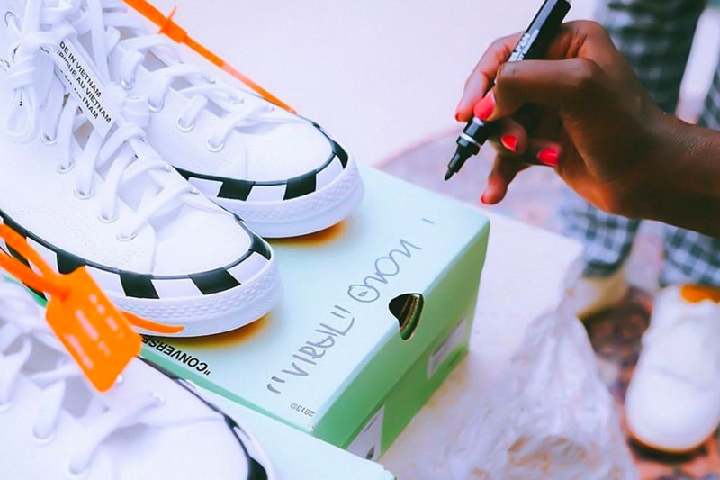 Virgil Abloh Signed Off-White™ Converse Chuck 70 Hi Support Black Women Leaders Info