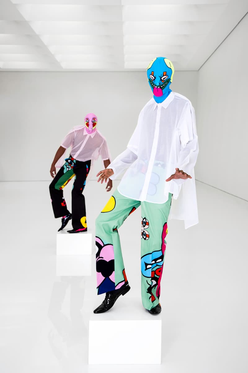 Walter van Beirendonck Spring/Summer 2022 SS22 Neon Shadow Collection Lookbook The Antwerp Six Release Information Closer First Look Menswear Avant Garde 