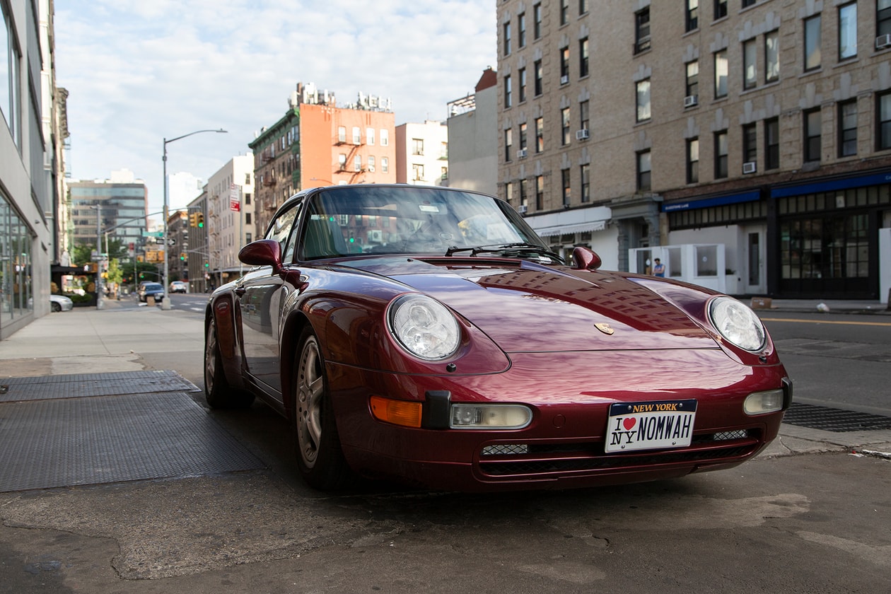 Wilson Tang of Nom Wah's Porsche 911 Targa 993 tea parlor drivers hypebeast car club maroon burgundy