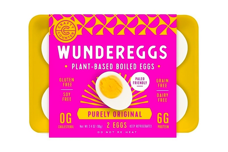 Crafty Counter Wundereggs First Plant-Based RTE Boiled Eggs