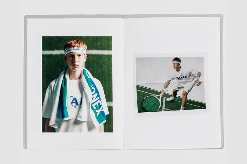 Yonex Yale University first collaborative collection blue tennis badminton wrist guards headbands racket umbrellas caps shirts korea release