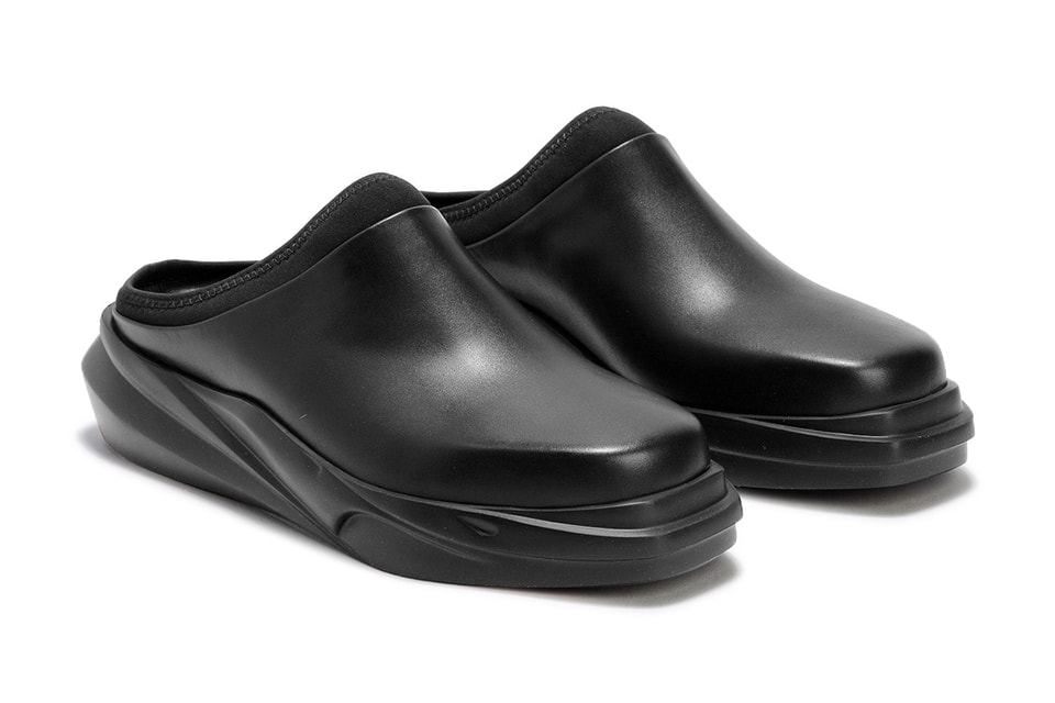 1017 ALYX 9SM Leather Mono Mule Black Release Info | Hypebeast