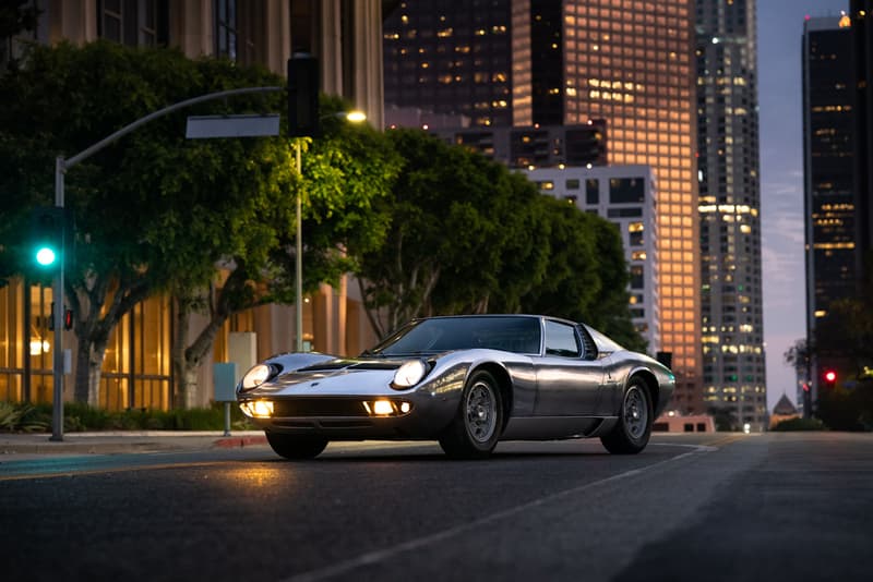 1971 Lamborghini Miura P400 S by Bertone Bare Metal Restored For Sale Auction RM Sotheby's USA Italian Classic Supercar 2 Million USD