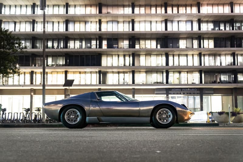 1971 Lamborghini Miura P400 S by Bertone Bare Metal Restored For Sale Auction RM Sotheby's USA Italian Classic Supercar 2 Million USD