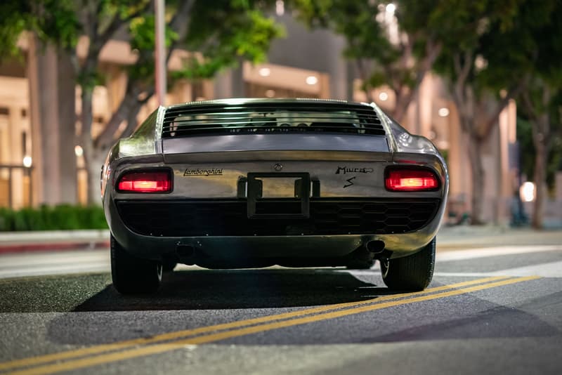 1971 Lamborghini Miura P400 S by Bertone Bare Metal Restored For Sale Auction RM Sotheby's USA Italian Classic Supercar 2 Million USD