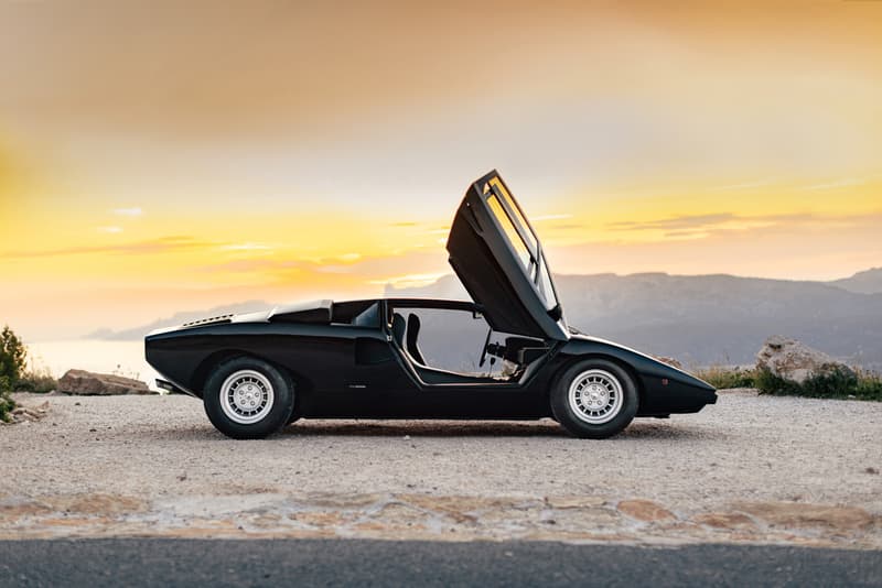 1975 Lamborghini Countach LP400 "Periscopio" by Bertone RM Sotheby's Auction Rare Italian Supercar Classic Black The Guikas Collection