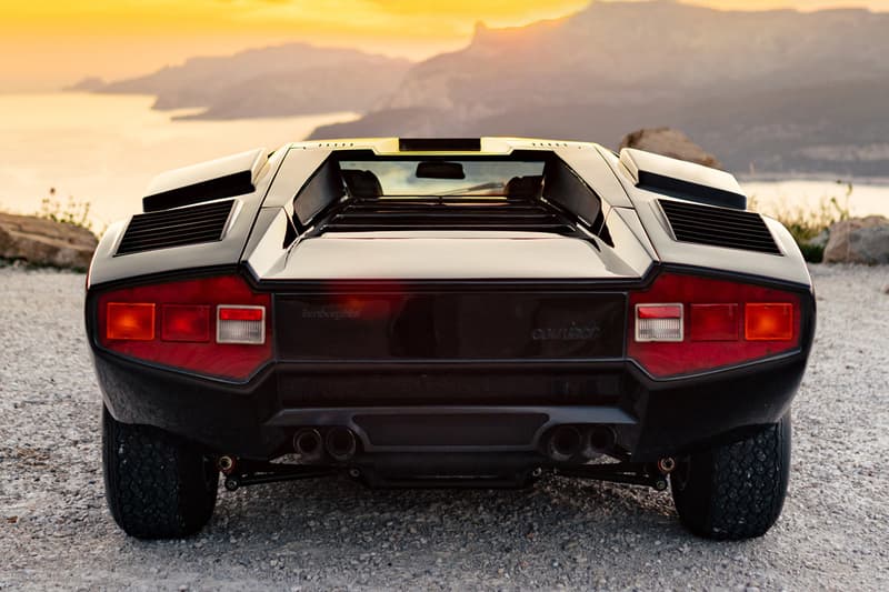 1975 Lamborghini Countach LP400 "Periscopio" by Bertone RM Sotheby's Auction Rare Italian Supercar Classic Black The Guikas Collection