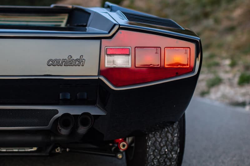 1975 Lamborghini Countach LP400 "Periscopio" by Bertone RM Sotheby's Auction Rare Italian Supercar Classic Black The Guikas Collection