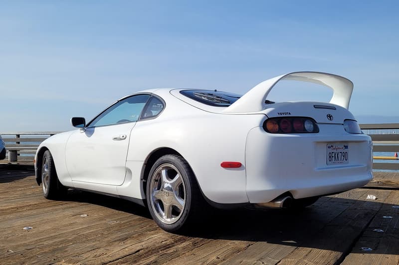 1995 Toyota Supra Mk4 Turbo Six-Speed Manual 2JZ Twin Stock JDM Japanese Classic Sportscar Stock Upgrades Bring a Trailer Auction