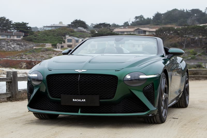 Bentley Bacalar Closer Look Photos and Details Monterey Car Week 2021 The Quail Motorsports Gathering Concours d'Elegance