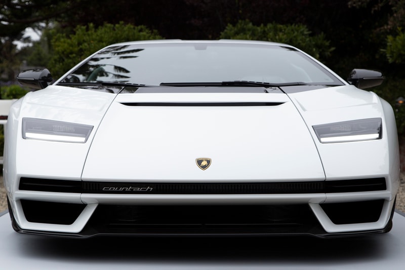 Lamborghini Countach Exclusive Photos and Details Monterey Car Week 2021 The Quail Motorsports Gathering Concours d'Elegance HYPEBEAST Car Club