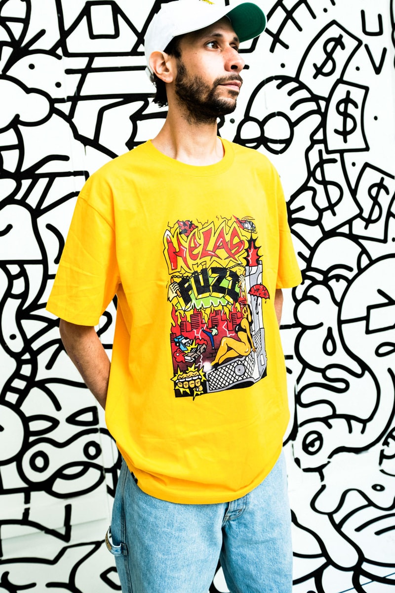Hélas Teamed Up With FUZI for a Graffiti-Inspired Collection