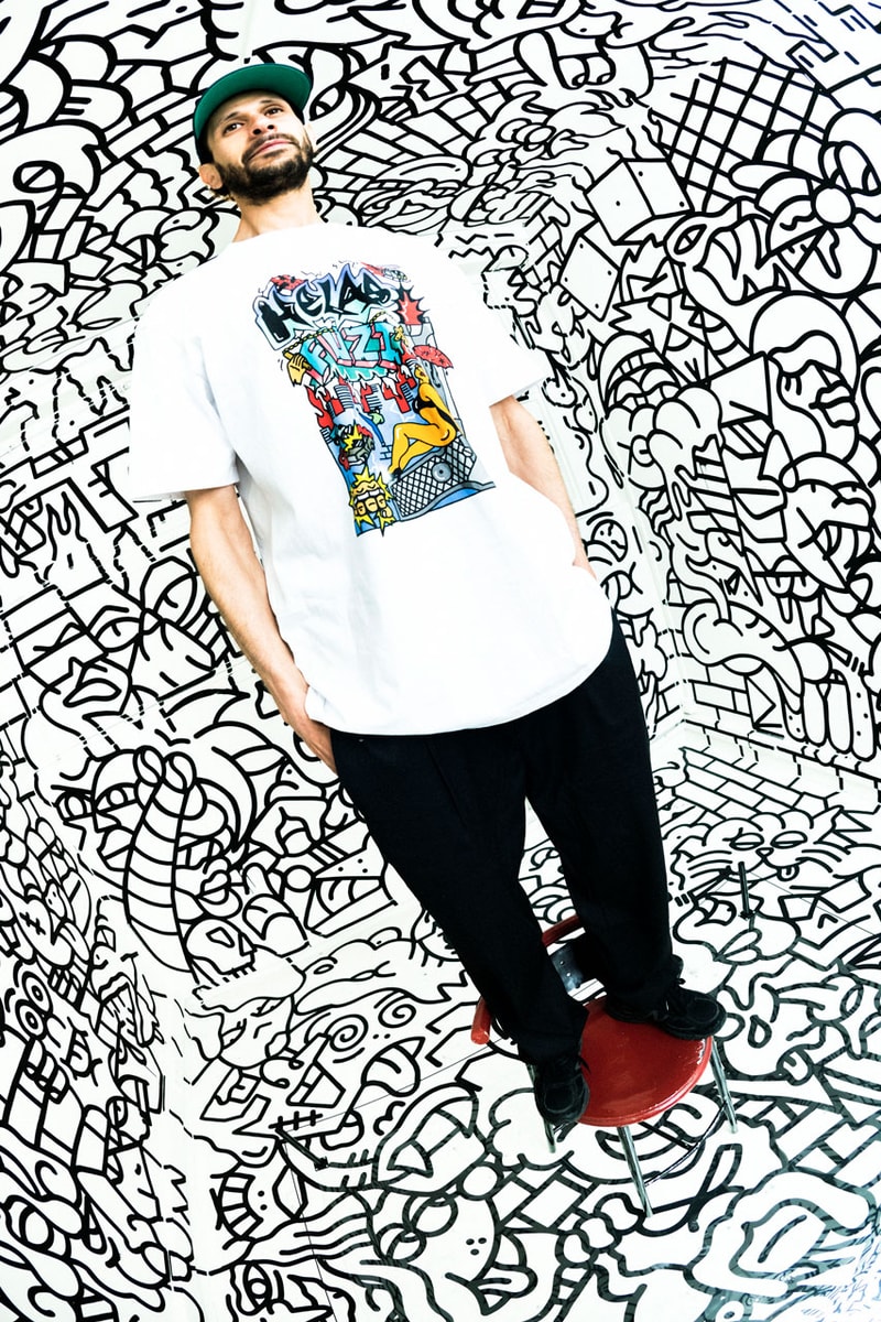 Hélas Teamed Up With FUZI for a Graffiti-Inspired Collection