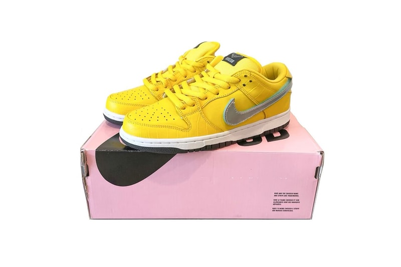 Signed Pair of Diamond X Nike SB Dunk Low “Canary” Are Being Raffled for a Good Cause