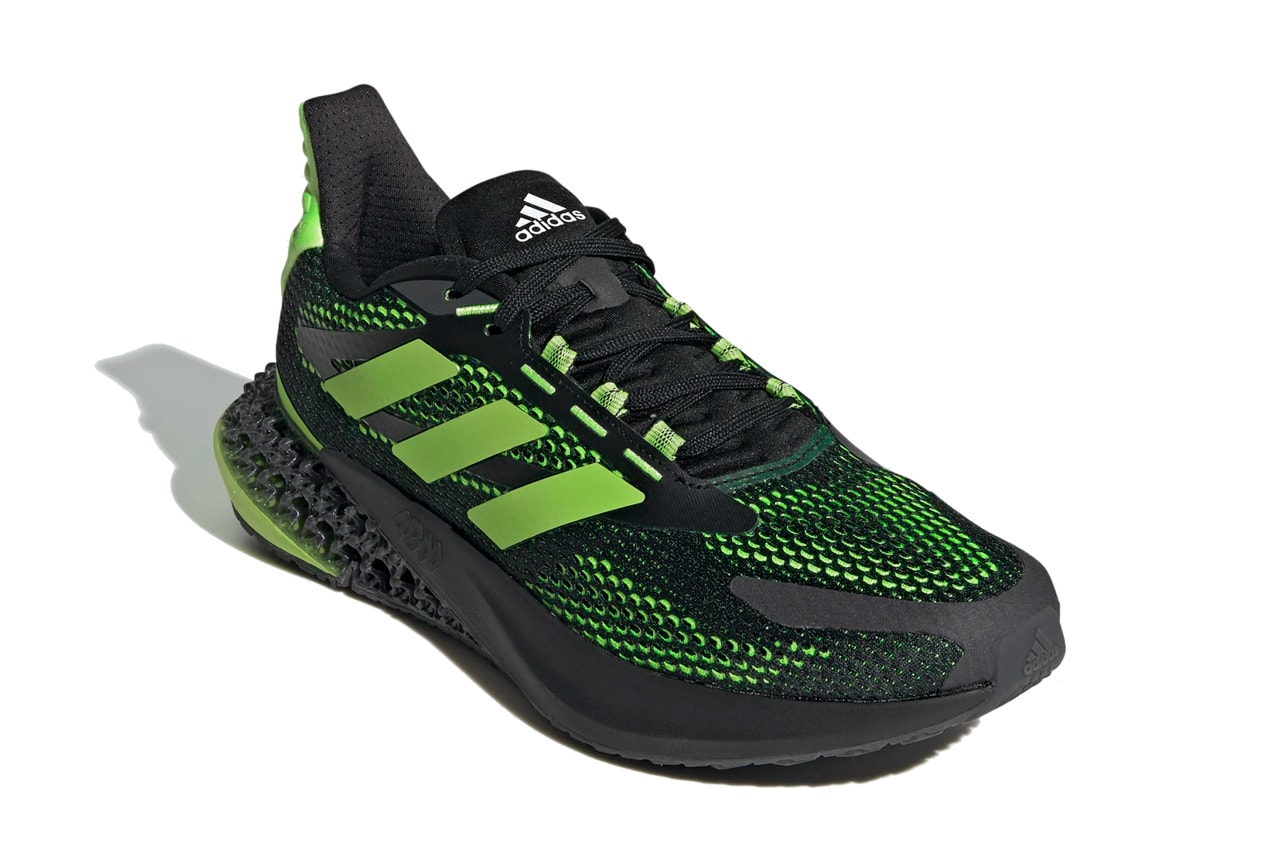 adidas running 4dwfd pulse core black signal green carbon Q46451 official release date info photos price store list buying guide