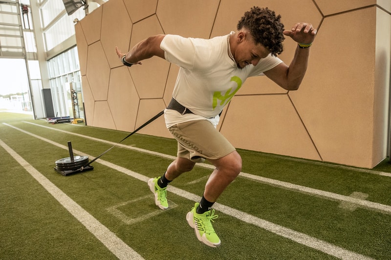 adidas Unveils Signature Patrick Mahomes Training Shoe Mahomes 1.0 Impact Flx nfl kansas city chiefs quarterback 