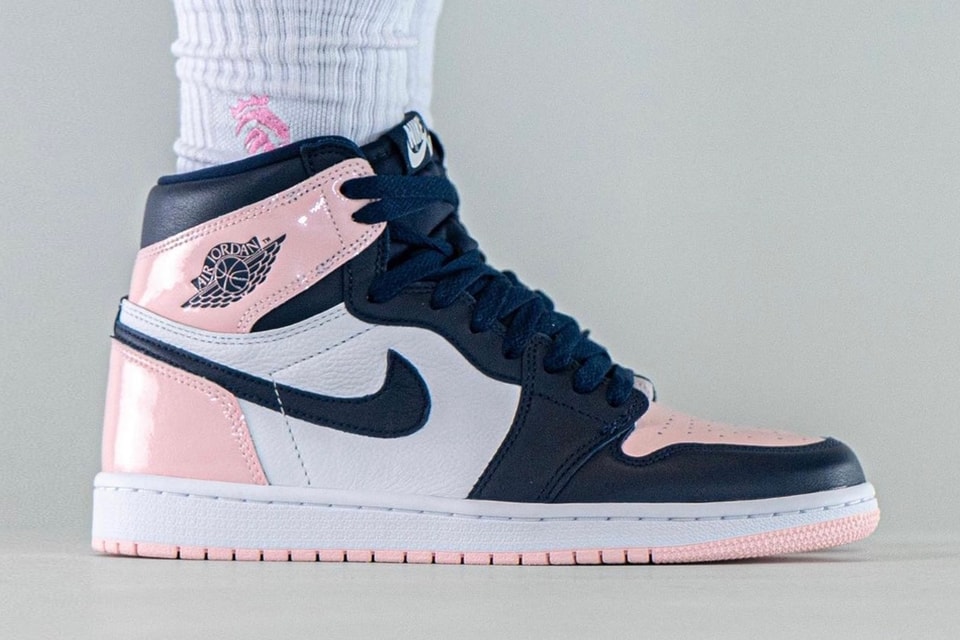 Pink white and black jordan 1s Clearance