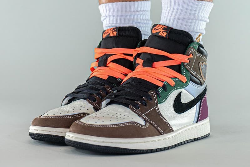 air michael jordan brand 1 hand crafted Black Archaeo Brown Dark Chocolate orange green blue white DH3097 001 official release date info photos price store list buying guide