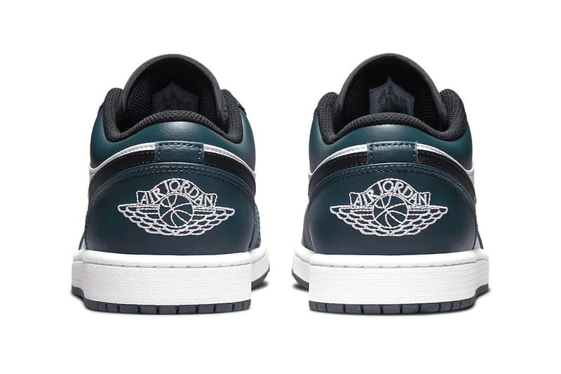 Air Jordan 1 Low "Dark Teal" 553558-411 Release Info