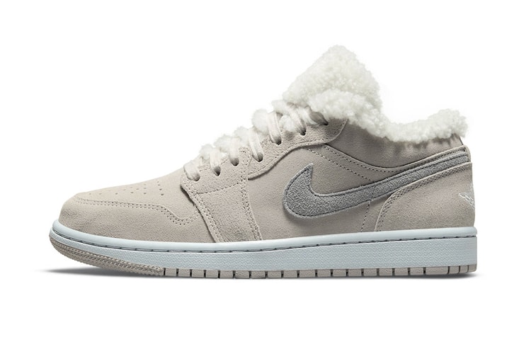 Take an Official Look at the Air Jordan 1 Low “Sherpa Fleece”
