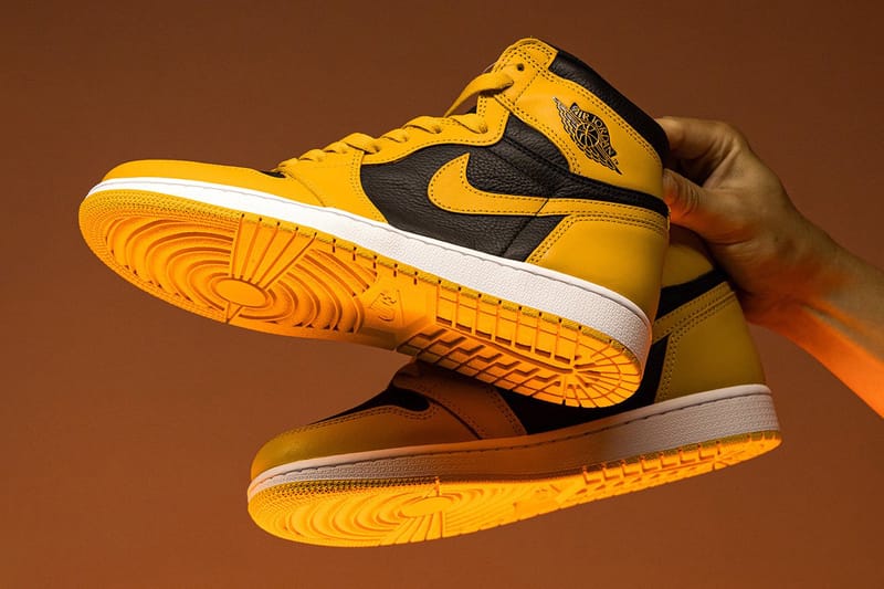 直売価格NIKE AIR JORDAN1 mid pollen エアジョーダン1 靴