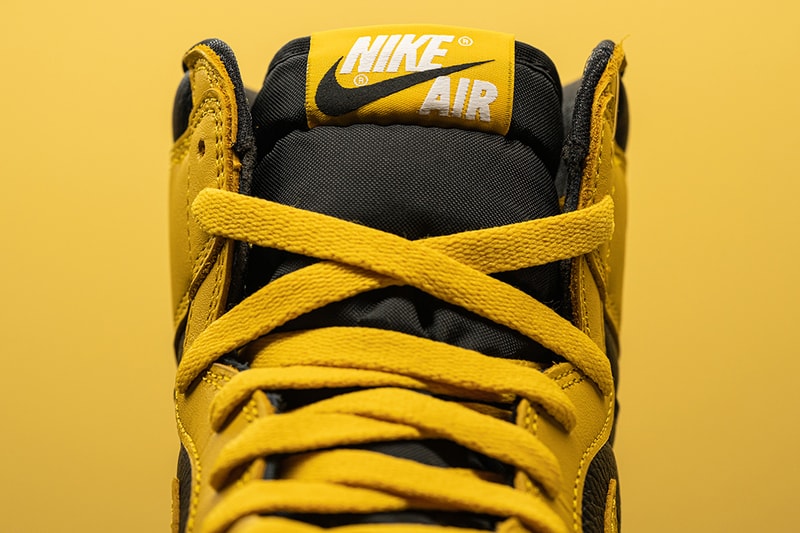air michael jordan brand 1 pollen yellow black white wu tang iowa 555088 701 official release date info photos price store list buying guide