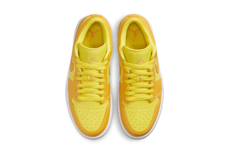 air michael jordan brand 1 low yellow strike pollen white DC0774 700 official release date info photos price store list buying guide